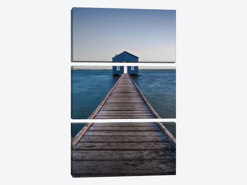 The Blue Boat House Perth Australia by Matteo Colombo 3-piece Art Print