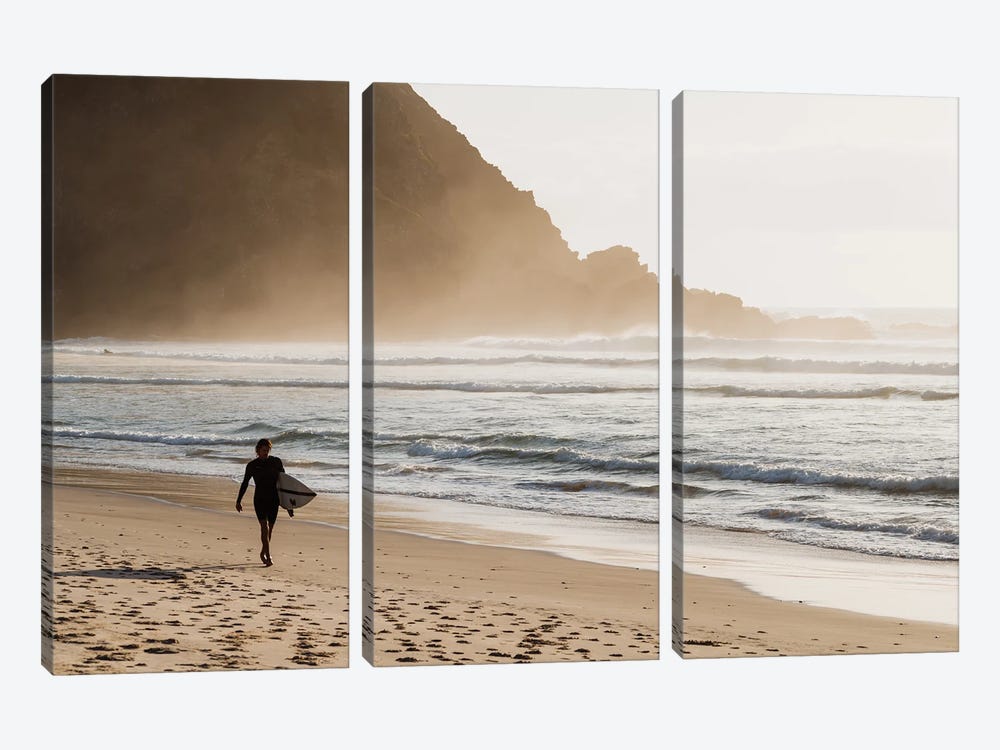 The Surfer At The Beach I by Matteo Colombo 3-piece Canvas Art