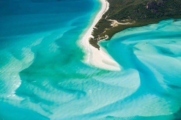 Aerial Beaches: Whitehaven Beach Australia by Matteo Colombo