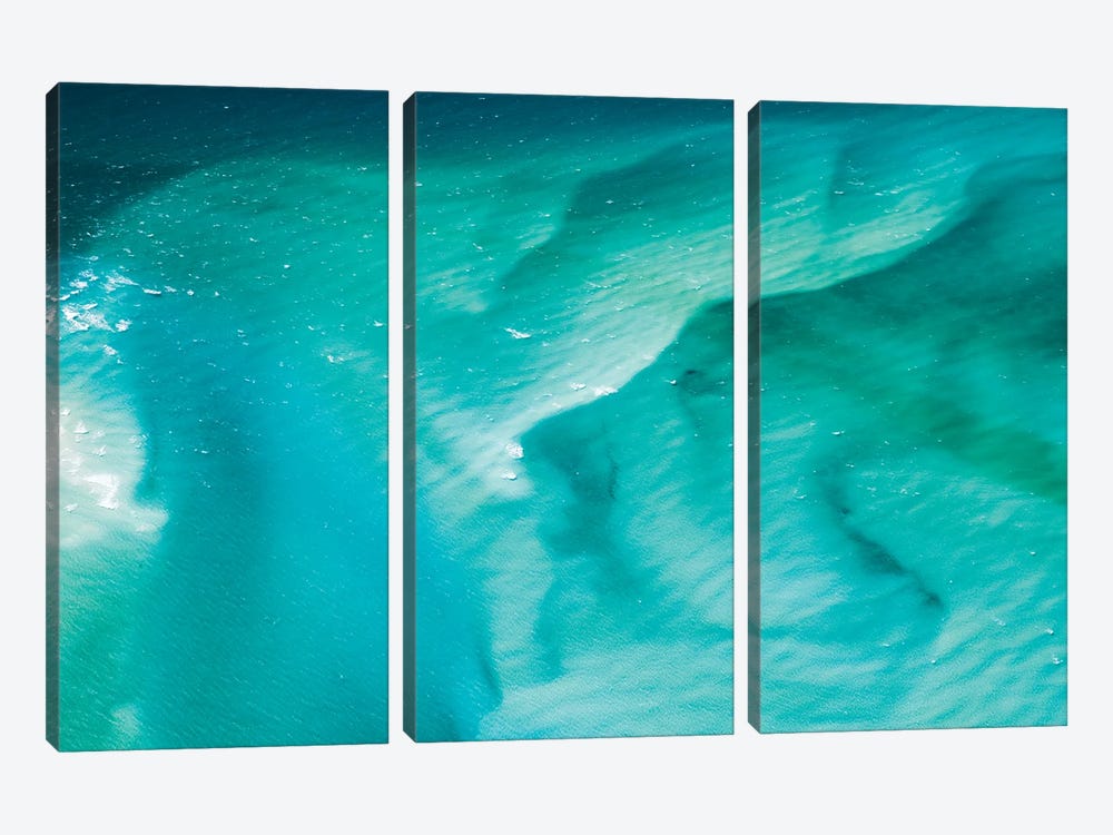 Ocean Abstract, Whitsundays, Australia by Matteo Colombo 3-piece Canvas Wall Art