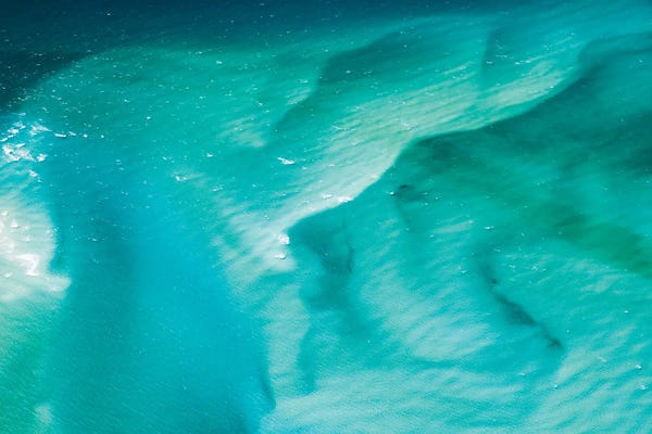 Great Barrier Reef: Ocean Abstract, Whitsundays, Australia by Matteo Colombo