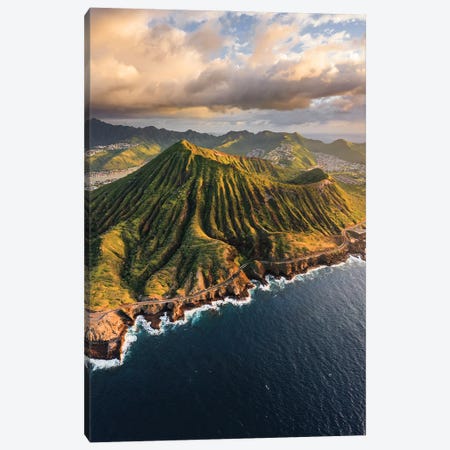 Koko Crater And Coast, Hawaii Canvas Print #TEO1575} by Matteo Colombo Canvas Artwork