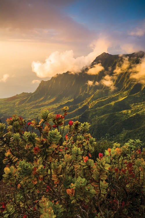Kauai Island Sunset, Hawaii