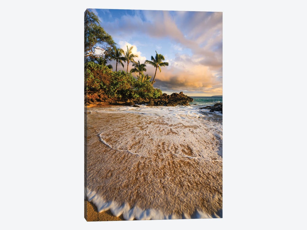 Tropical Beach Sunset, Maui, Hawaii by Matteo Colombo 1-piece Canvas Art Print