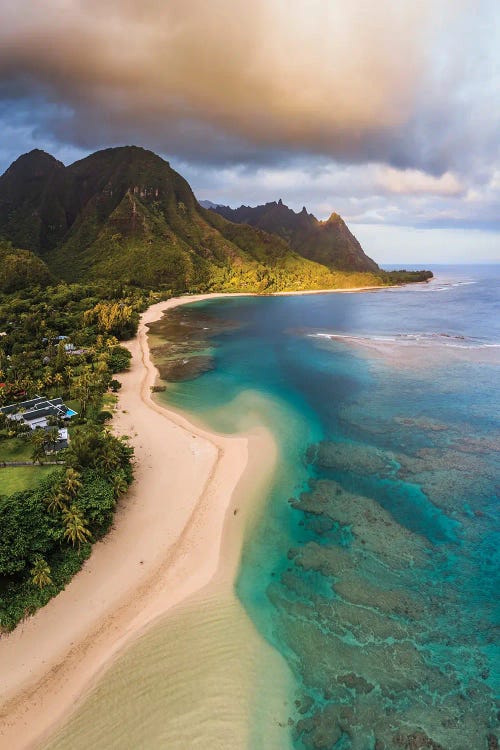 Tropical Beach, Kauai, Hawaii