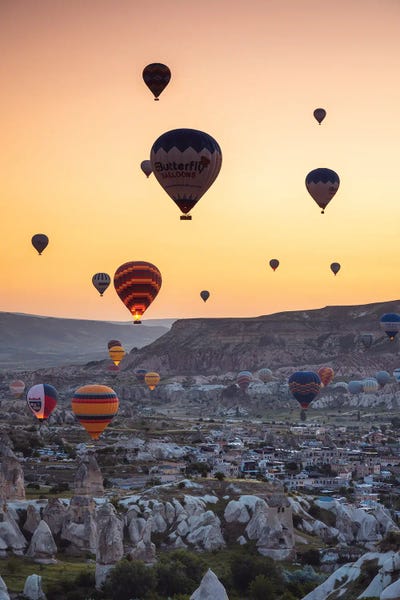 Hot Air Balloons: Hot Air Balloons, Cappadocia by Matteo Colombo