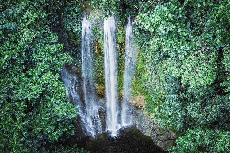 Waterfall In The Forest, Bohol, Philippines