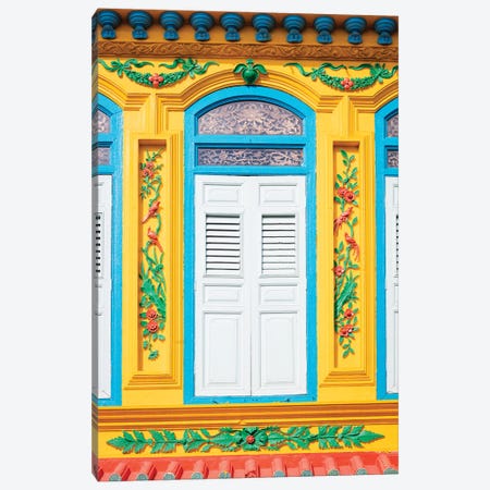 Colorful House, Malacca, Malaysia Canvas Print #TEO1599} by Matteo Colombo Art Print