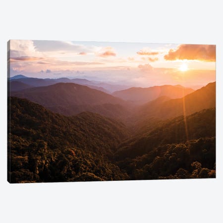 Cameron Highlands Sunset, Malaysia Canvas Print #TEO1601} by Matteo Colombo Canvas Print