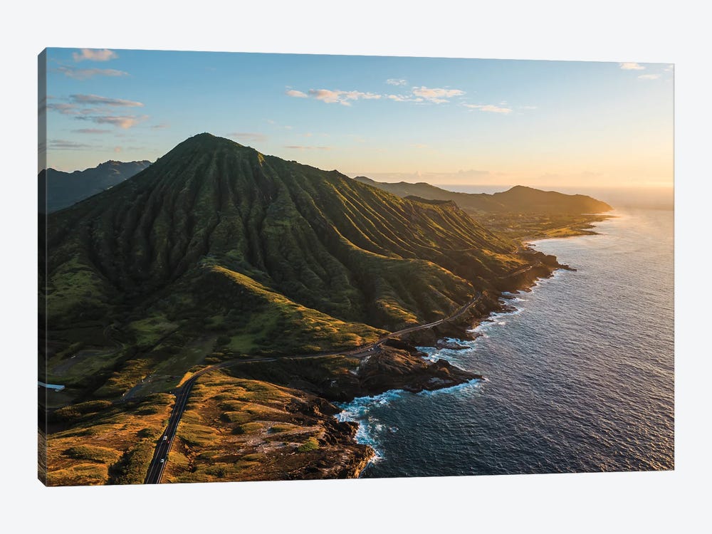 Sunrise On Oahu Coastline, Hawaii I by Matteo Colombo 1-piece Canvas Art