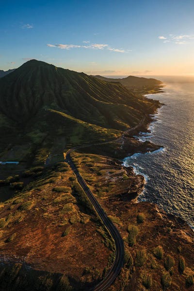Oahu: Sunrise On Oahu Coastline, Hawaii II by Matteo Colombo