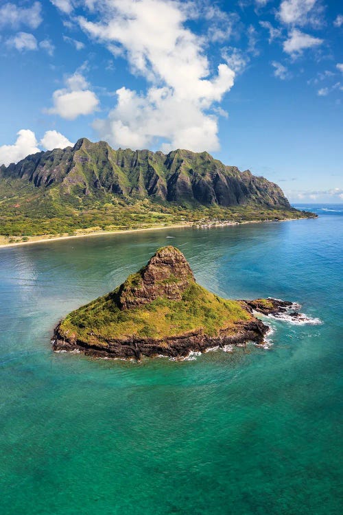 Volcanic Rock And Oahu Island, Hawa - Canvas Wall Art | Matteo Colombo