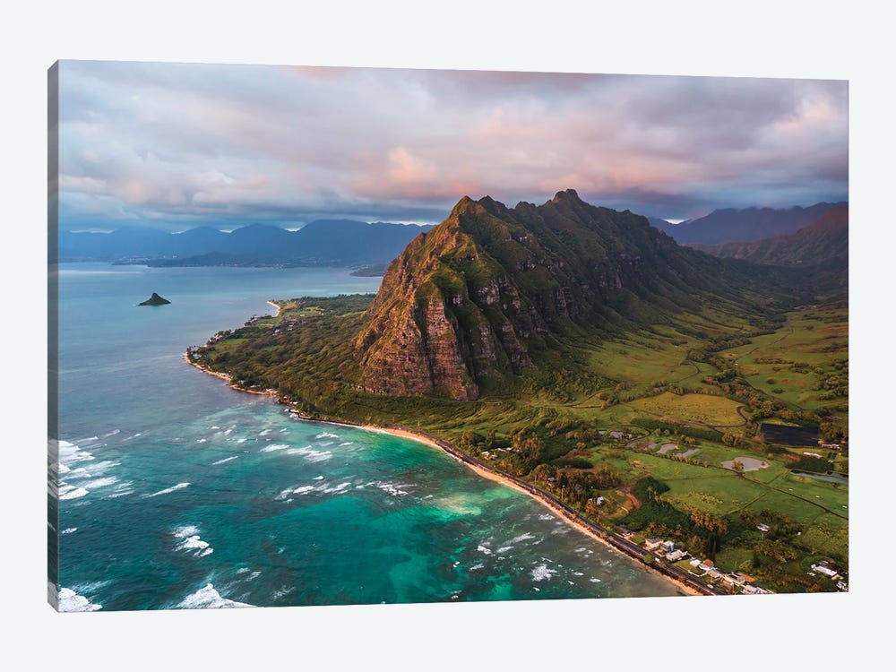 Sunrise Over Jurassic Valley, Oahu, Hawaii by Matteo Colombo 1-piece Canvas Wall Art