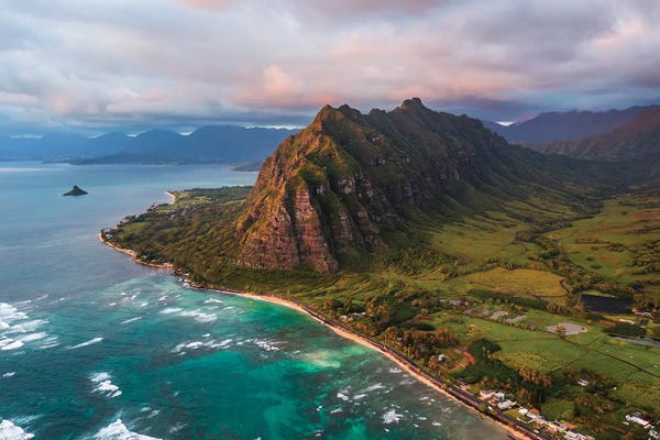 Matteo Colombo: Sunrise Over Jurassic Valley, Oahu, Hawaii by Matteo Colombo