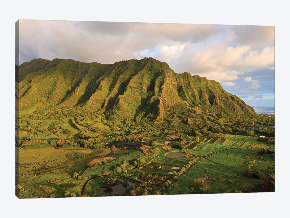 Sunset Over The Valley, Oahu Island, Hawaii by Matteo Colombo 1-piece Canvas Art