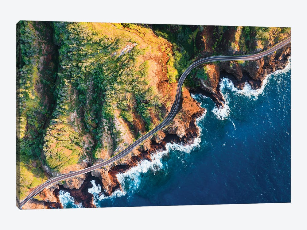 Road On The Coast Of Oahu, Hawaii I by Matteo Colombo 1-piece Art Print