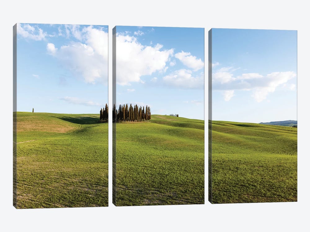 Springtime In Tuscany, Italy by Matteo Colombo 3-piece Canvas Art