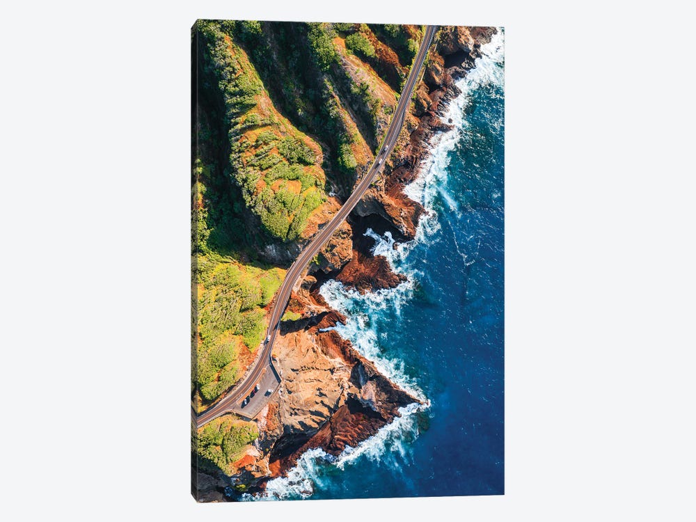 Road On The Coast Of Oahu, Hawaii II by Matteo Colombo 1-piece Canvas Art Print