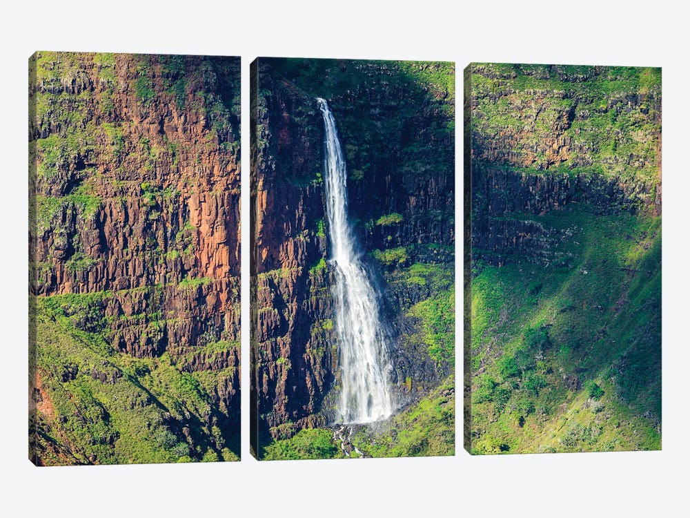 Waipoo Falls, Kauai Island, Hawaii by Matteo Colombo 3-piece Canvas Art