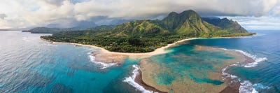 Kauai Island Aerial View, Hawaii by Matteo Colombo multi panel art
