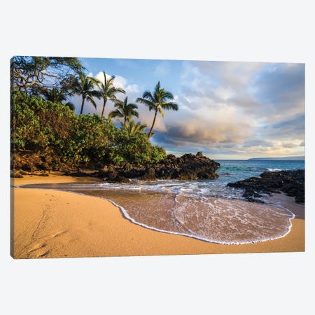 Secret Beach Sunset, Maui Island, Hawaii Canvas Print #TEO1669} by Matteo Colombo Art Print