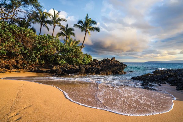 Matteo Colombo: Secret Beach Sunset, Maui Island, Hawaii by Matteo Colombo