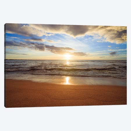 Sunset Over The Ocean, Big Island, Hawaii Canvas Print #TEO1673} by Matteo Colombo Canvas Wall Art
