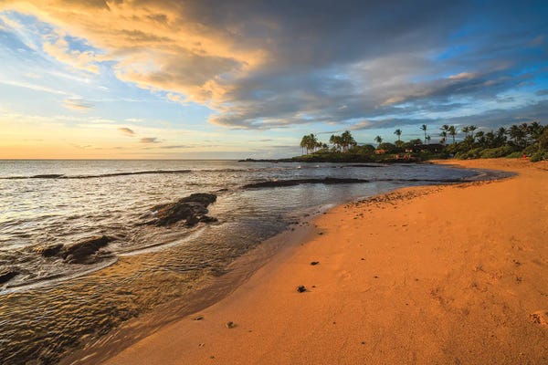 Sunset At Kukio Beach, Big Island, Hawaii
