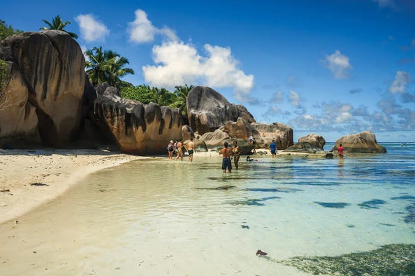 La Digue: Famous Anse Source D'Argent Beach, Seychelles by Matteo Colombo