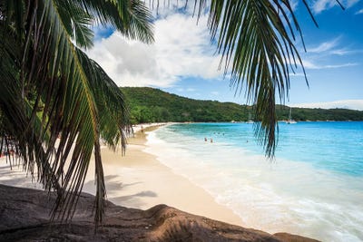 Anse Lazio Beach, Praslin Island, Seychelles by Matteo Colombo canvas print