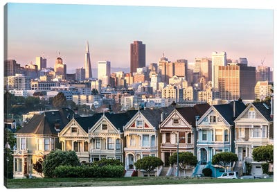 The Painted Ladies, San Francisco Canvas Art Print - Urban Scenic Photography