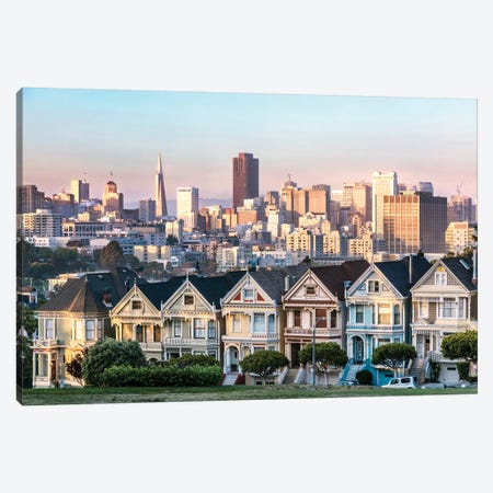The Painted Ladies, San Francisco Canvas Print #TEO171} by Matteo Colombo Canvas Artwork