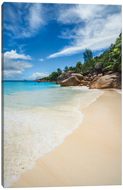 Famous Anse Lazio Beach, Praslin, Seychelles II Canvas Art Print - Seychelles