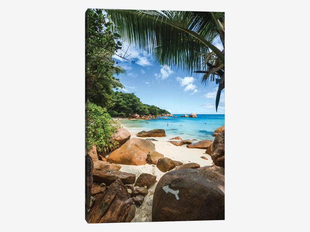 Idyllic Tropical Beach In The Seychelles I by Matteo Colombo 1-piece Art Print
