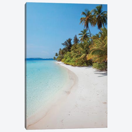 Tropical Beach In The Maldives II Canvas Print #TEO1734} by Matteo Colombo Canvas Wall Art