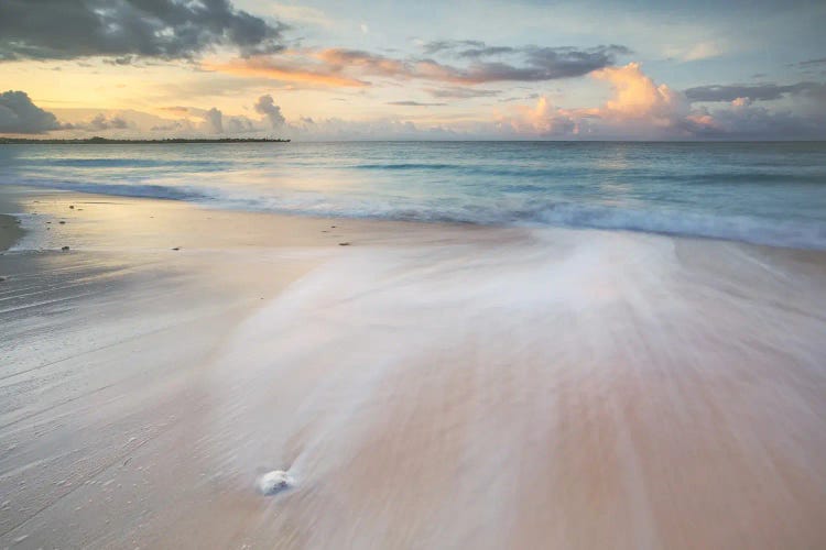 Calm Sunset Over The Beach, Caribbean