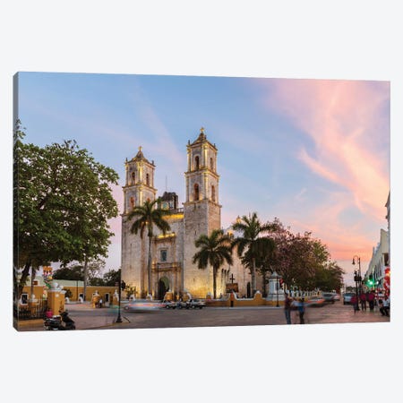 Cathedral, Valladolid, Yucatan, Mexico Canvas Print #TEO1778} by Matteo Colombo Canvas Art Print