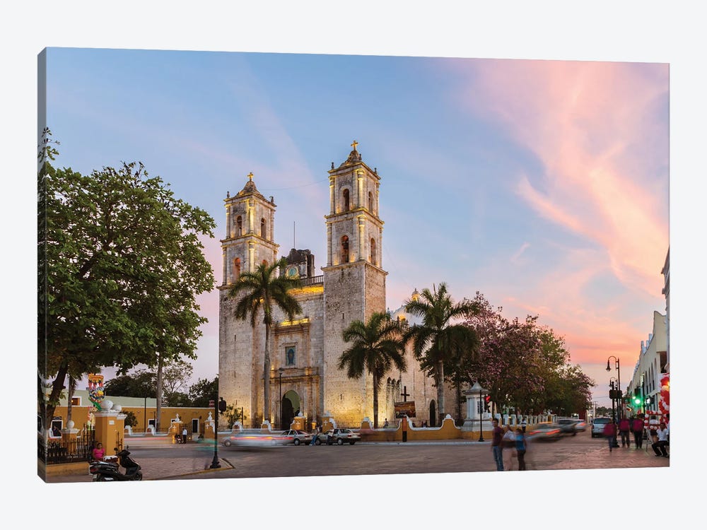 Cathedral, Valladolid, Yucatan, Mexico by Matteo Colombo 1-piece Canvas Print