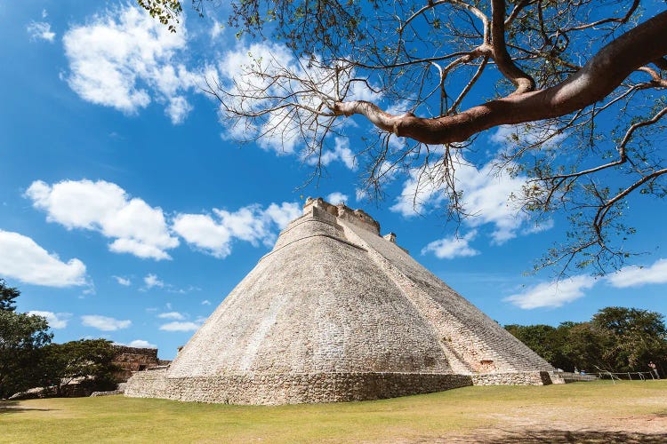 Pyramid Of The Magician, Uxmal, Yucatan, Mexico