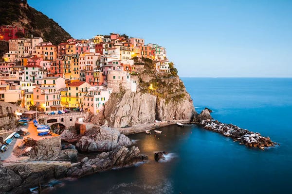 Mediterranean Décor: Mediterranean Town I by Matteo Colombo