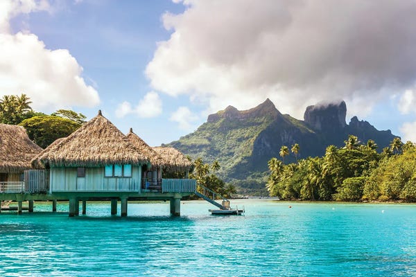 Coastal Villages & Towns: Overwater Bungalows, Bora Bora, French Polynesia by Matteo Colombo