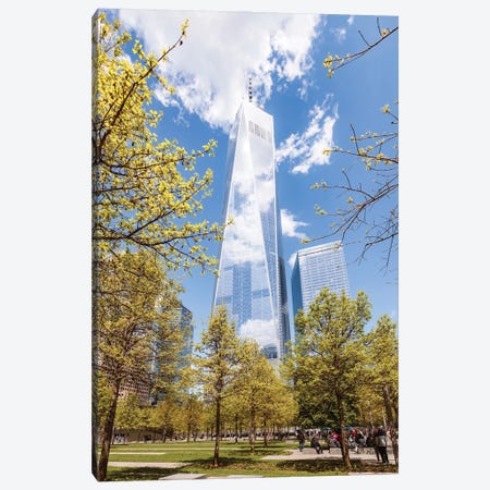 World Trade Center In Springtime, New York Canvas Print #TEO1854} by Matteo Colombo Art Print