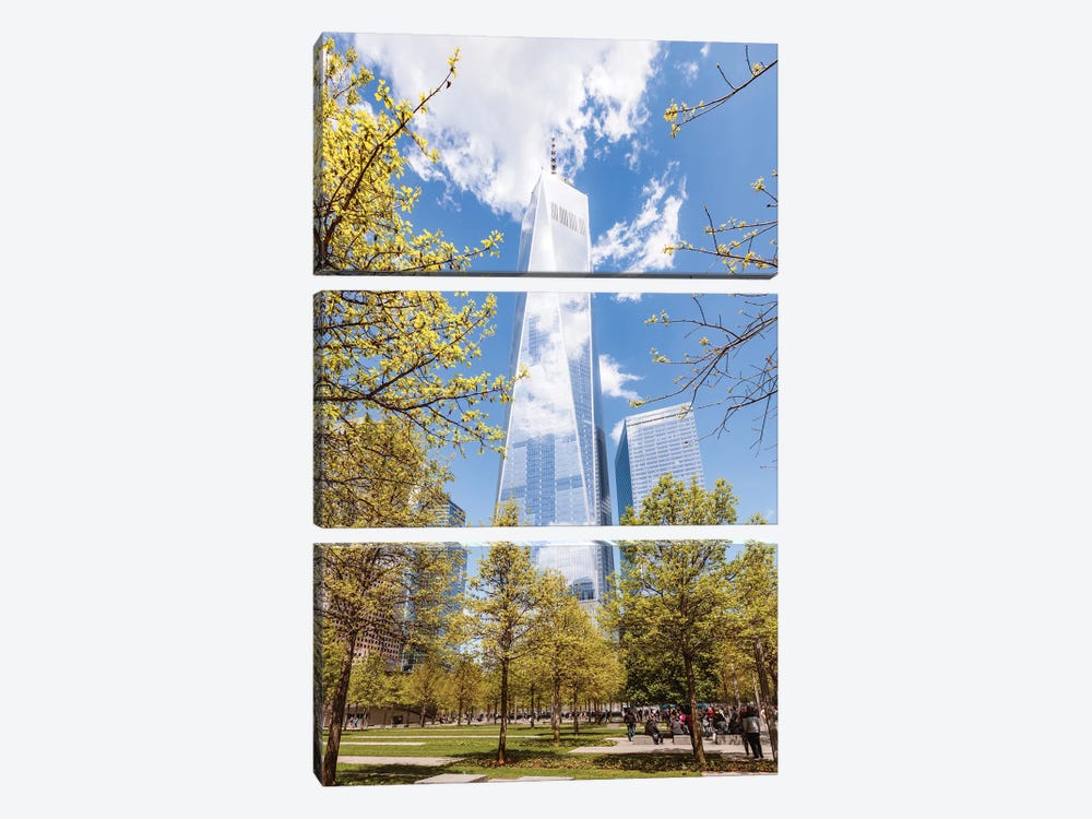 World Trade Center In Springtime, New York by Matteo Colombo 3-piece Art Print