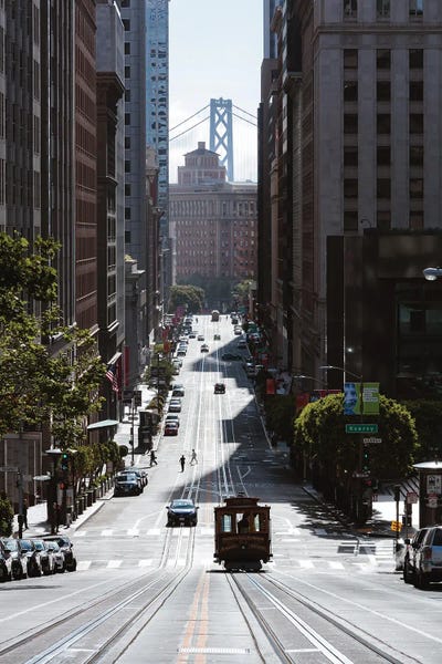 Trains: California Street, San Francisco, California by Matteo Colombo