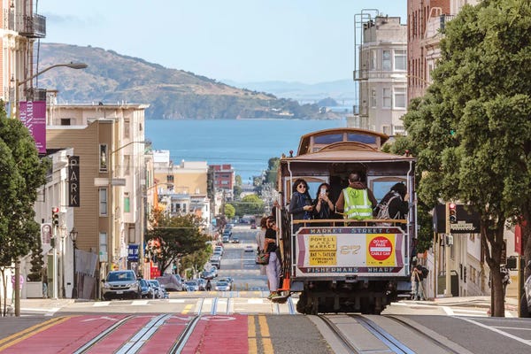 San Francisco: Cable Car Of San Francisco, California by Matteo Colombo