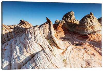 Vermillion Cliffs Rock Formations, Utah Canvas Art Print - Utah Art