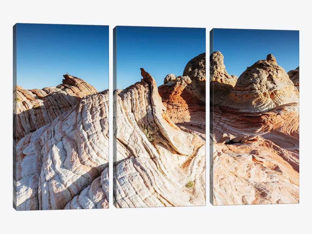 Vermillion Cliffs Rock Formations, Utah by Matteo Colombo 3-piece Canvas Art Print