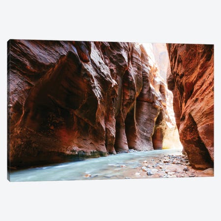 The Narrows, Virgin River, Zion Canyon National Park Canvas Print #TEO1887} by Matteo Colombo Canvas Wall Art
