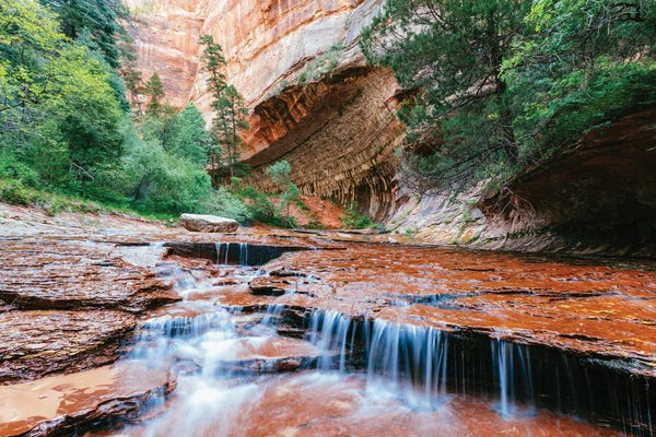 Utah: Arch Angel Falls, Zion Canyon National Park, Utah by Matteo Colombo