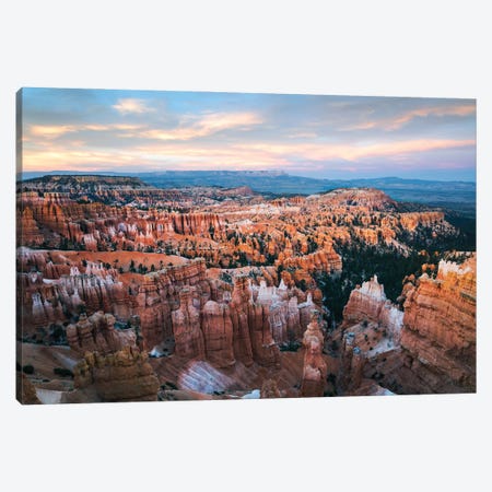 Sunset At Bryce Canyon, Utah Canvas Print #TEO1891} by Matteo Colombo Canvas Art